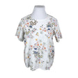 Unisex Fashion Highlight - Short-sleeved blouse, size 42 - White ()