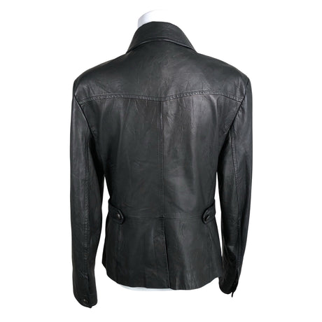 Unisex Ril's - Leather jacket, size 40 - Black (2)