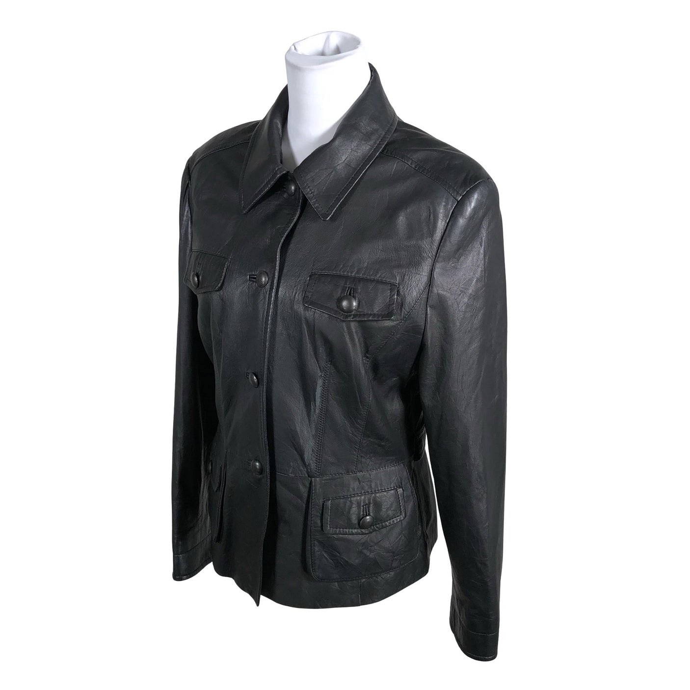 Unisex Ril's - Leather jacket, size 40 - Black (3)