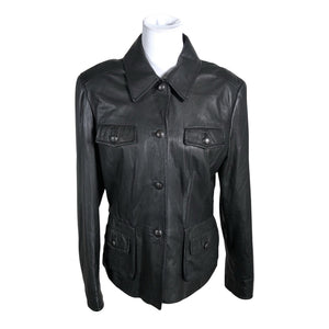 Unisex Ril's - Leather jacket, size 40 - Black (1)