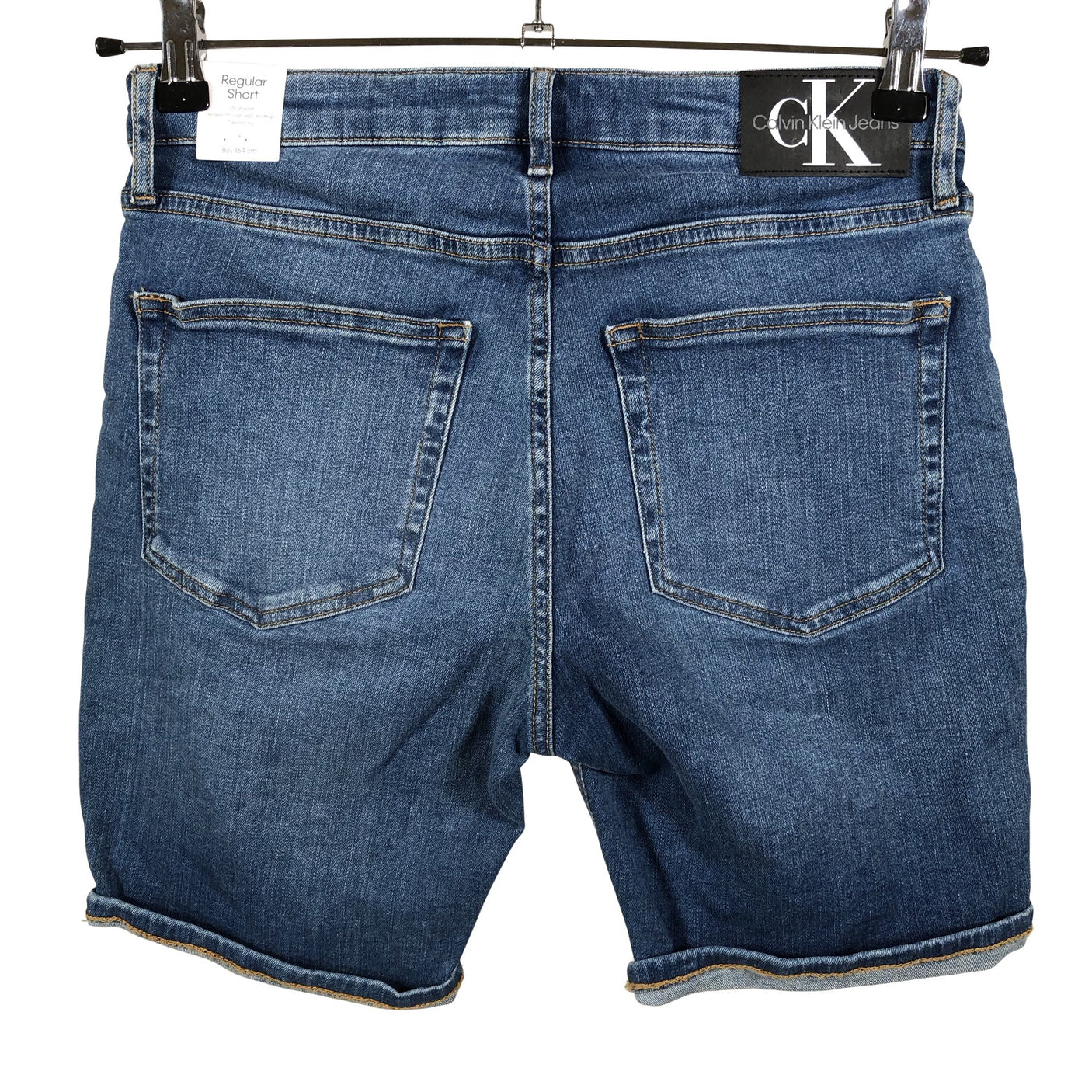Unisex Calvin Klein Jeans - Denim shorts, size 158 - 164 - Blue (2)