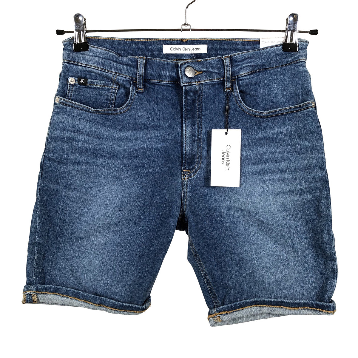 Unisex Calvin Klein Jeans - Denim shorts, size 158 - 164 - Blue (1)