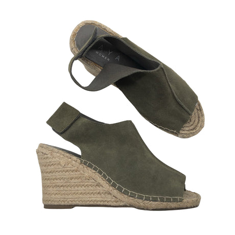 Unisex Yaya - Wedge sandals, size 39 - Green ()