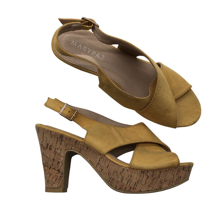 Unisex Marypaz - Heeled sandals, size 38 - Orange ()