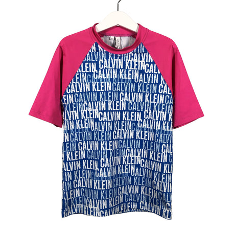 Unisex Calvin Klein - Swim shirt, size 134 - 140 - Blue ()