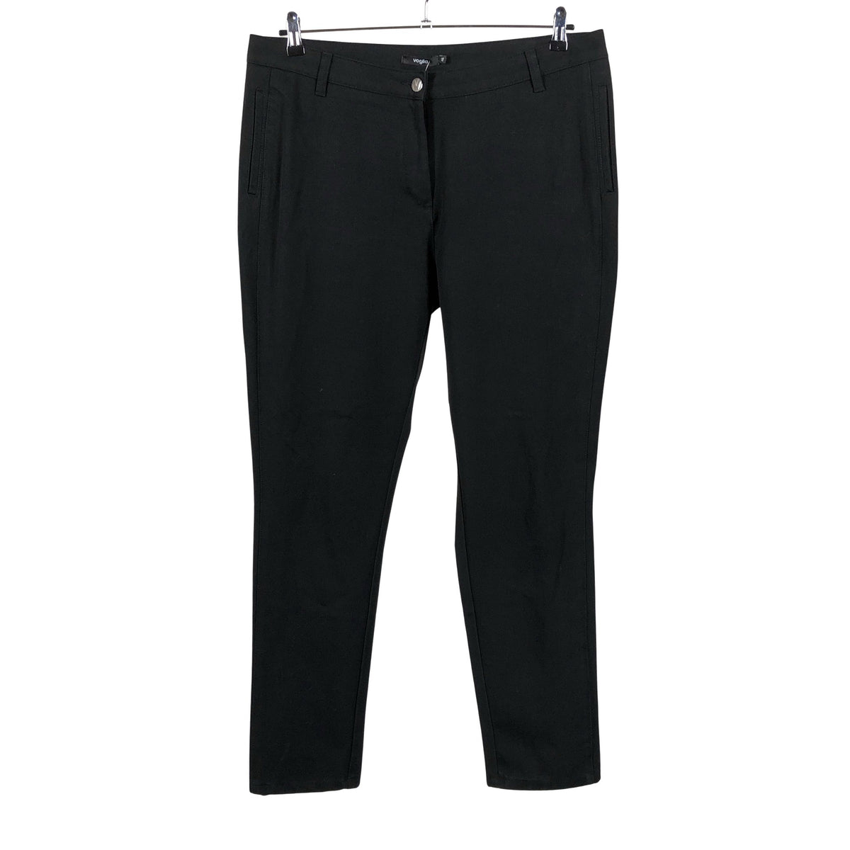 Unisex Voglia - Straight leg trousers, size 46 - Black (1)