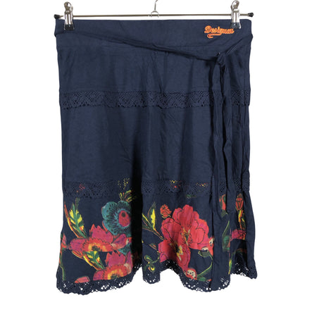 Unisex Desigual - Tricot skirt, size 40 - Blue ()