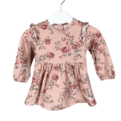 Unisex Newbie - Tricot dress, size 68 - 74 - Light pink ()
