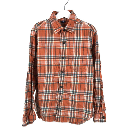 Unisex Uniqlo - Flannel shirt, size 134 - 140 - Orange ()