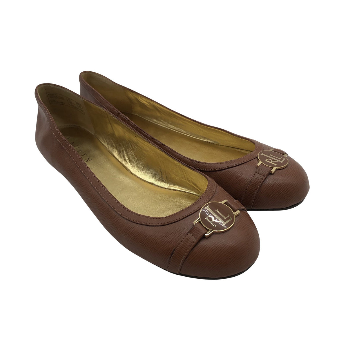 Unisex Lauren Ralph Lauren - Ballerinas, size 40 - Brown (3)