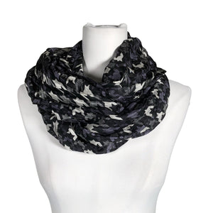 Unisex Lasessor - Circle scarf, size Midi - Black (1)