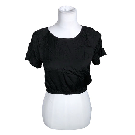 Unisex &Other Stories - Short-sleeved blouse, size 38 - Black ()