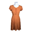 Unisex Collectif - Schiffon dress, size 36 - Orange ()