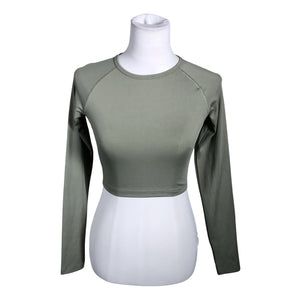 Unisex Women's Best - Sports shirt, long sleeve, size 34 - Green (1)