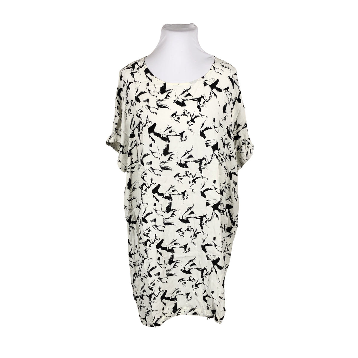 Unisex Zizzi - Schiffon tunic, size 50 - Natural white (1)