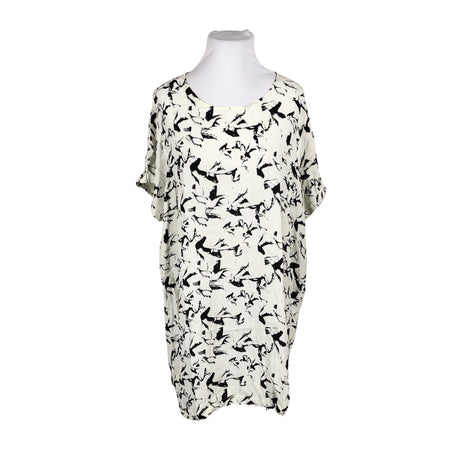 Unisex Zizzi - Schiffon tunic, size 50 - Natural white ()