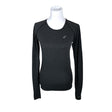Unisex Asics - Sports shirt, long sleeve, size 36 - Gray ()