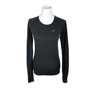 Unisex Asics - Sports shirt, long sleeve, size 36 - Gray (1)