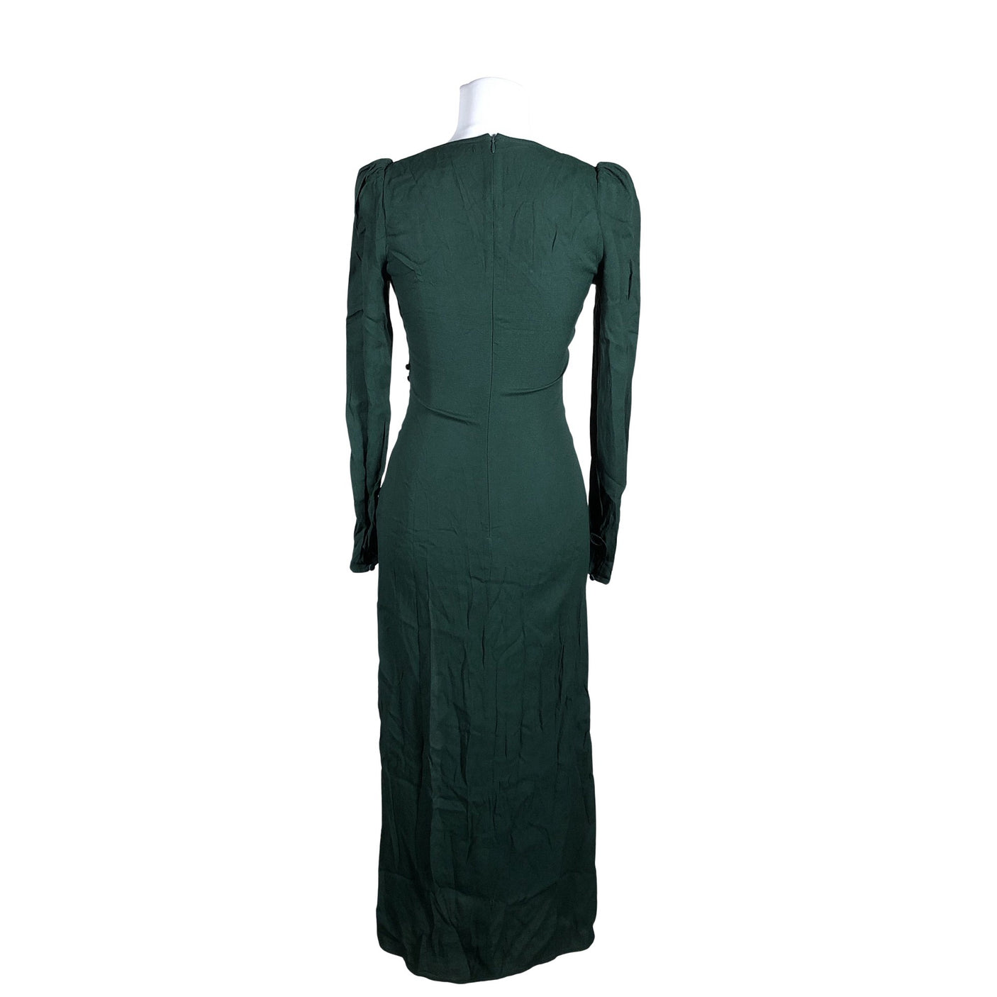 Unisex Reformation - Schiffon dress, size 34 - Green (2)