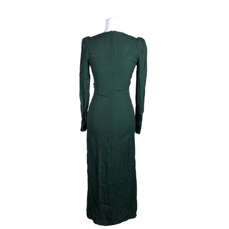 Unisex Reformation - Schiffon dress, size 34 - Green (2)