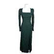 Unisex Reformation - Schiffon dress, size 34 - Green ()