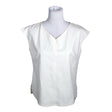 Unisex Voglia - Tricot tank top, size 38 - White ()