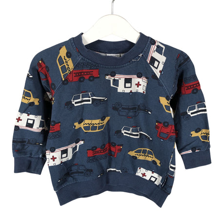 Unisex Polarn O. Pyret - Sweatshirt, size 80 - 86 - Blue ()