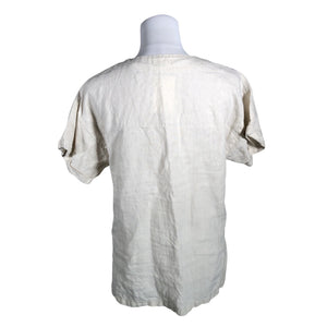 Unisex Hima - Short-sleeved blouse, size 36 - Beige (2)