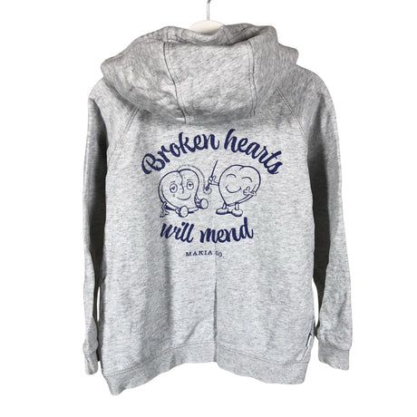 Unisex Makia - Hoodie, size 122 - 128 - Gray (2)
