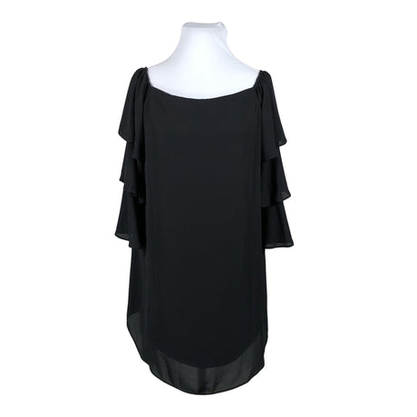 Unisex Joseph Ribkoff - Schiffon dress, size 44 - Black ()