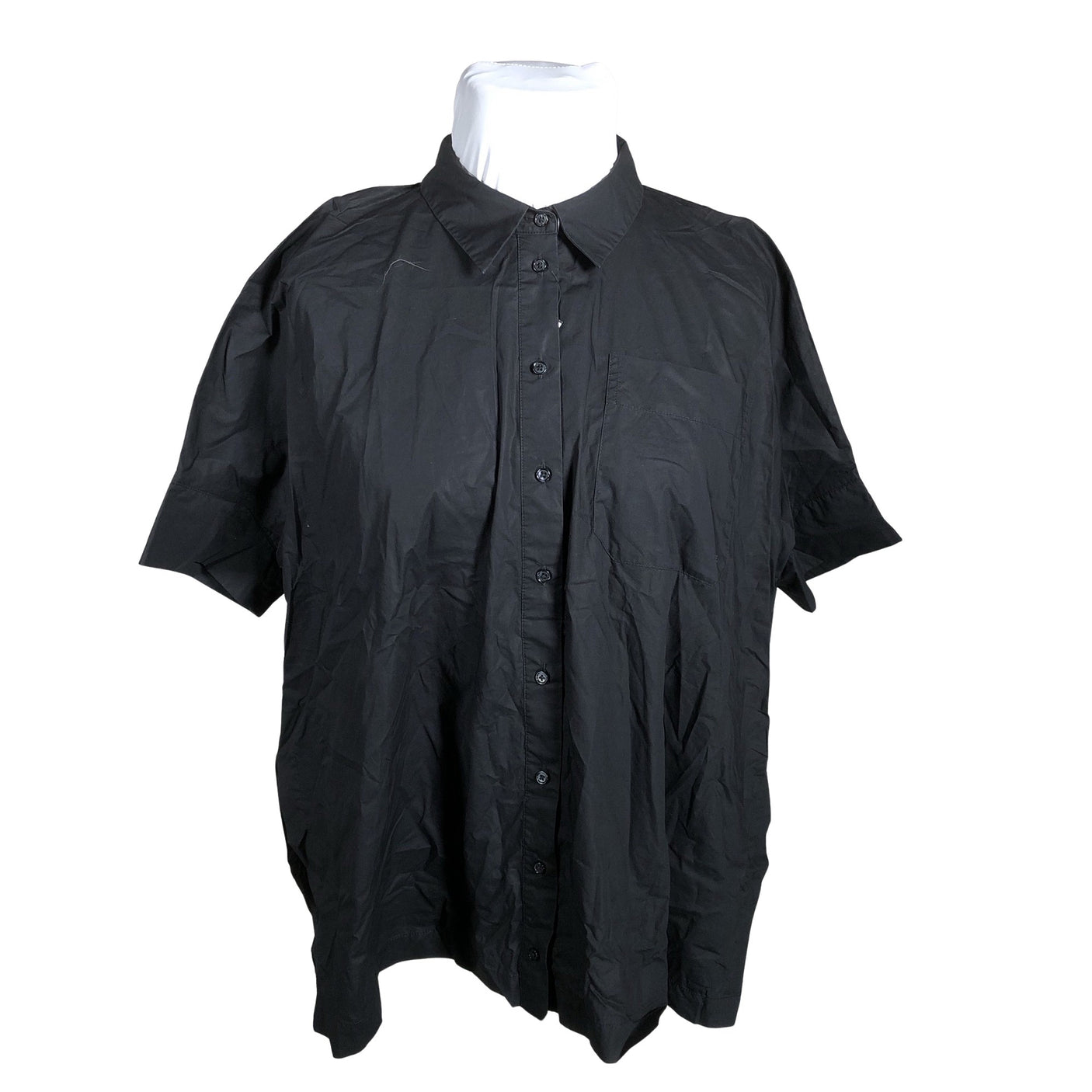 Unisex Just Female - Short-sleeved blouse, size 42 - Black (1)
