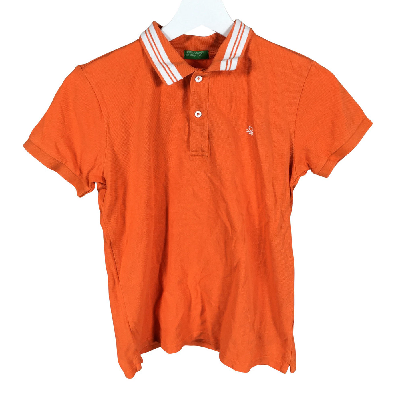Unisex Benetton - Polo shirt, size 152 - 158 - Orange (1)
