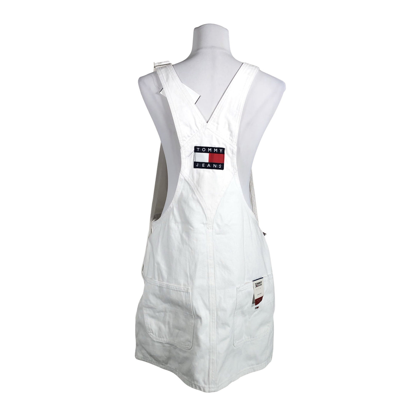 Unisex Tommy Jeans (Tommy Hilfiger) - Denim dress, size 40 - White (3)