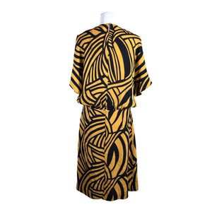 Unisex Marimekko - Schiffon dress, size 40 - Orange (2)