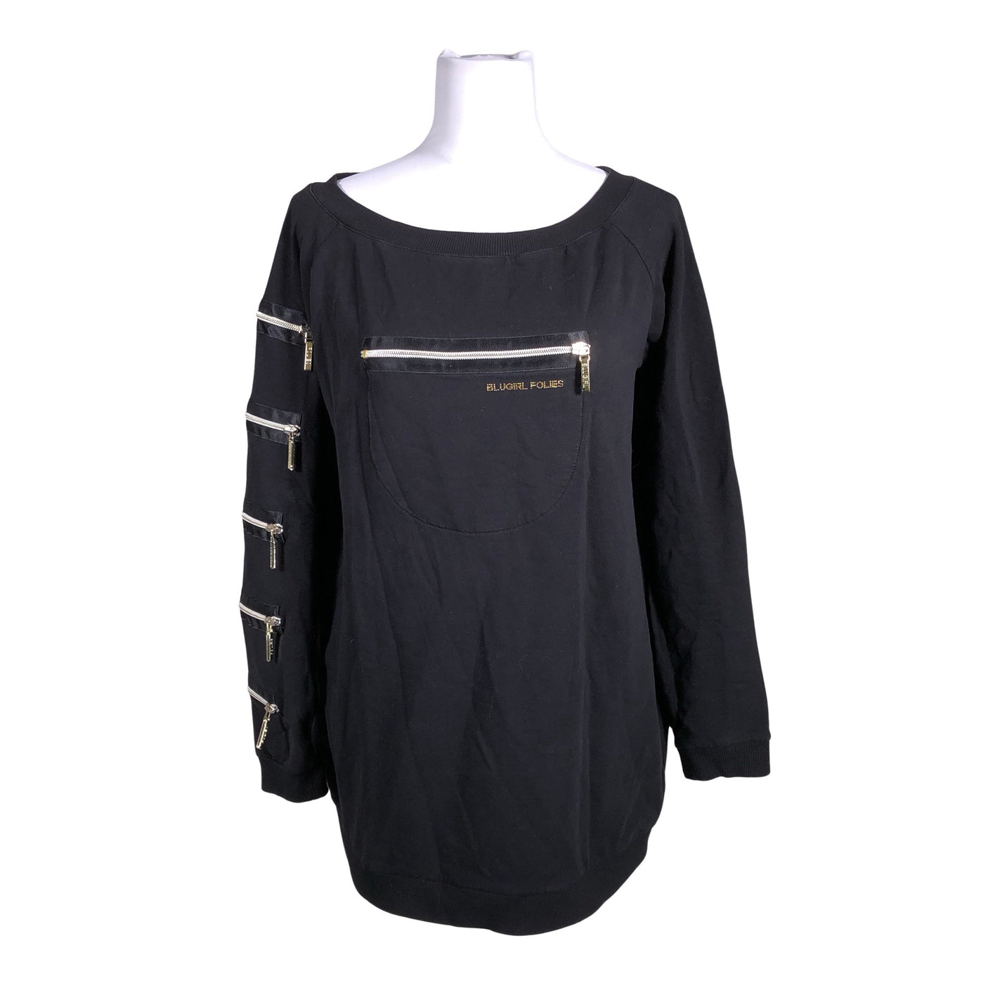 Unisex Blugirl Folies - Tricot tunic, size 40 - Black (1)