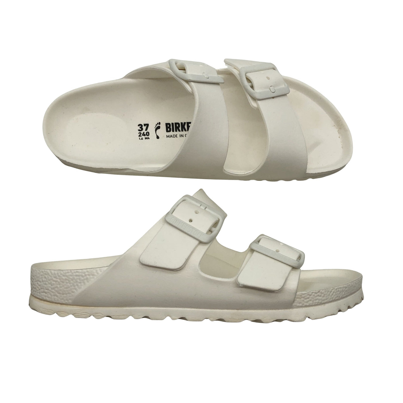 Unisex Birkenstock - Sandals, size 37 - White (1)