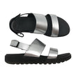 Unisex Ecco - Sandals, size 38 - Silver ()