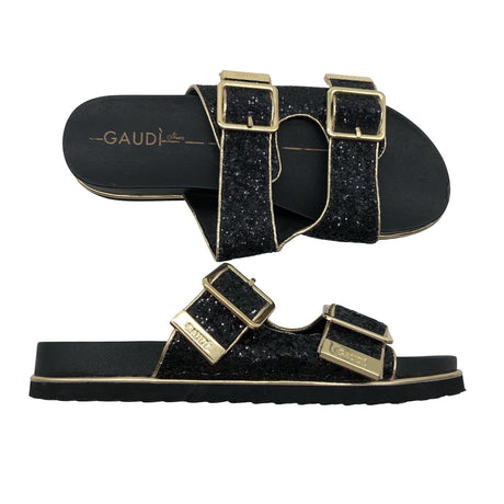 Unisex Gaudi - Sandals, size 37 - Black ()