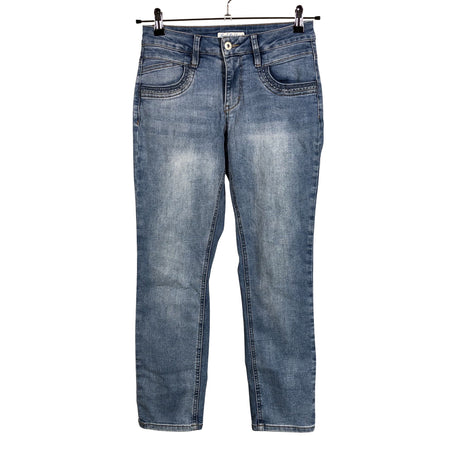 Unisex Red Button - Jeans, size 36 - Light blue ()
