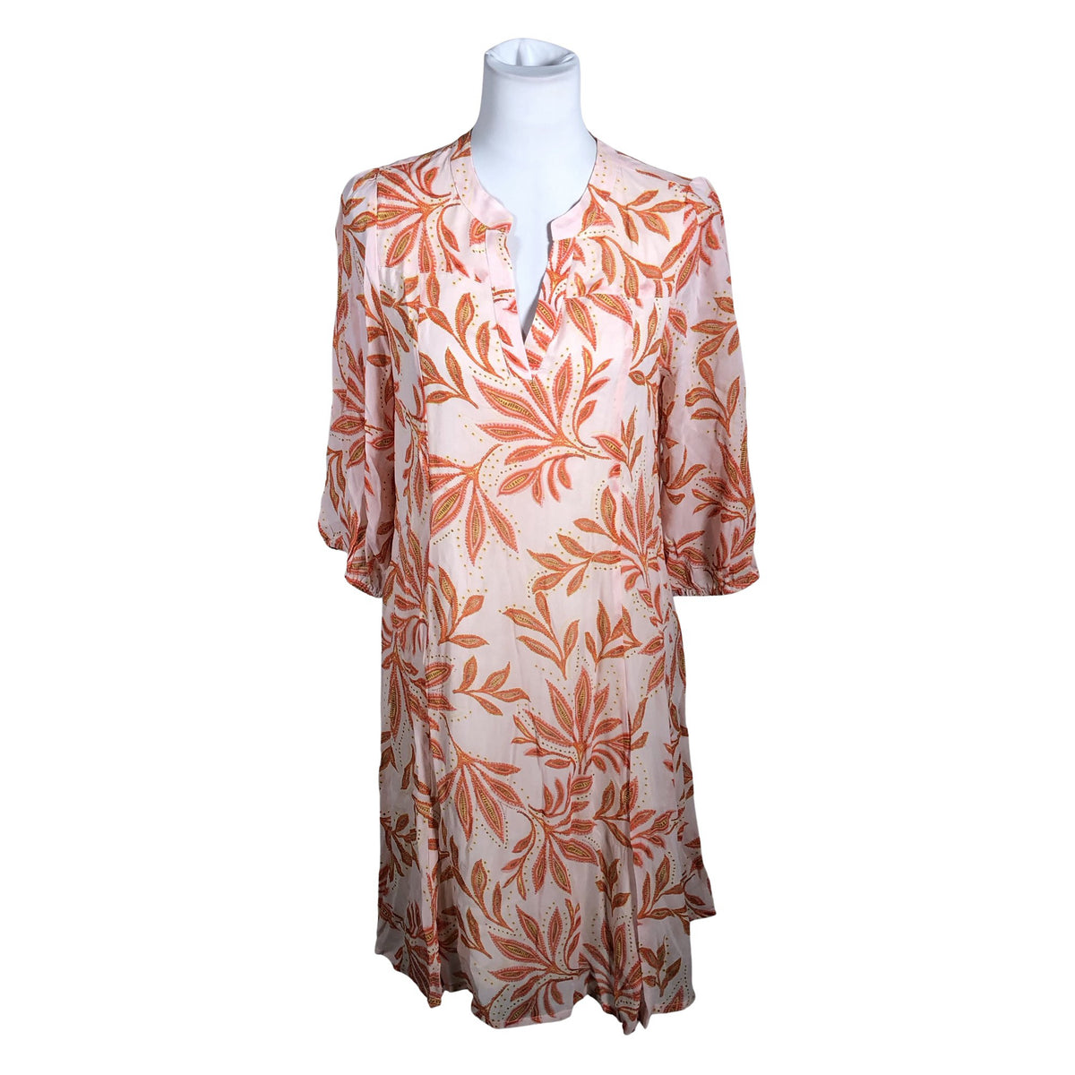 Unisex Part two - Schiffon dress, size 36 - Orange (1)