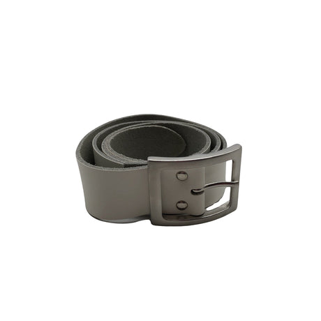 Unisex Nini's - Leather belt, size Ei kokoa - White ()