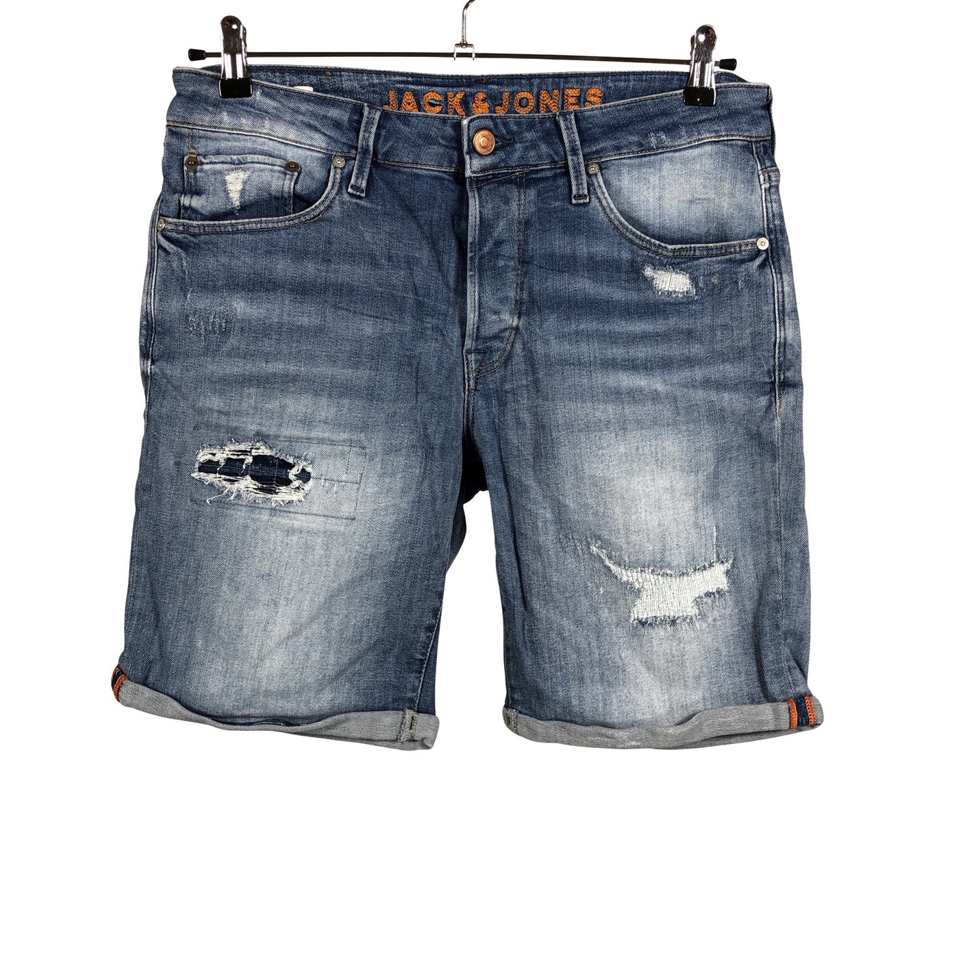 Unisex Jack & Jones - Denim shorts, size 40 - Blue (1)