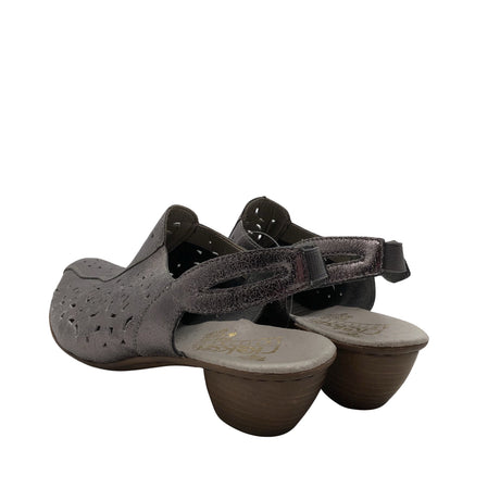 Unisex Rieker - High heels, size 40 - Silver (2)