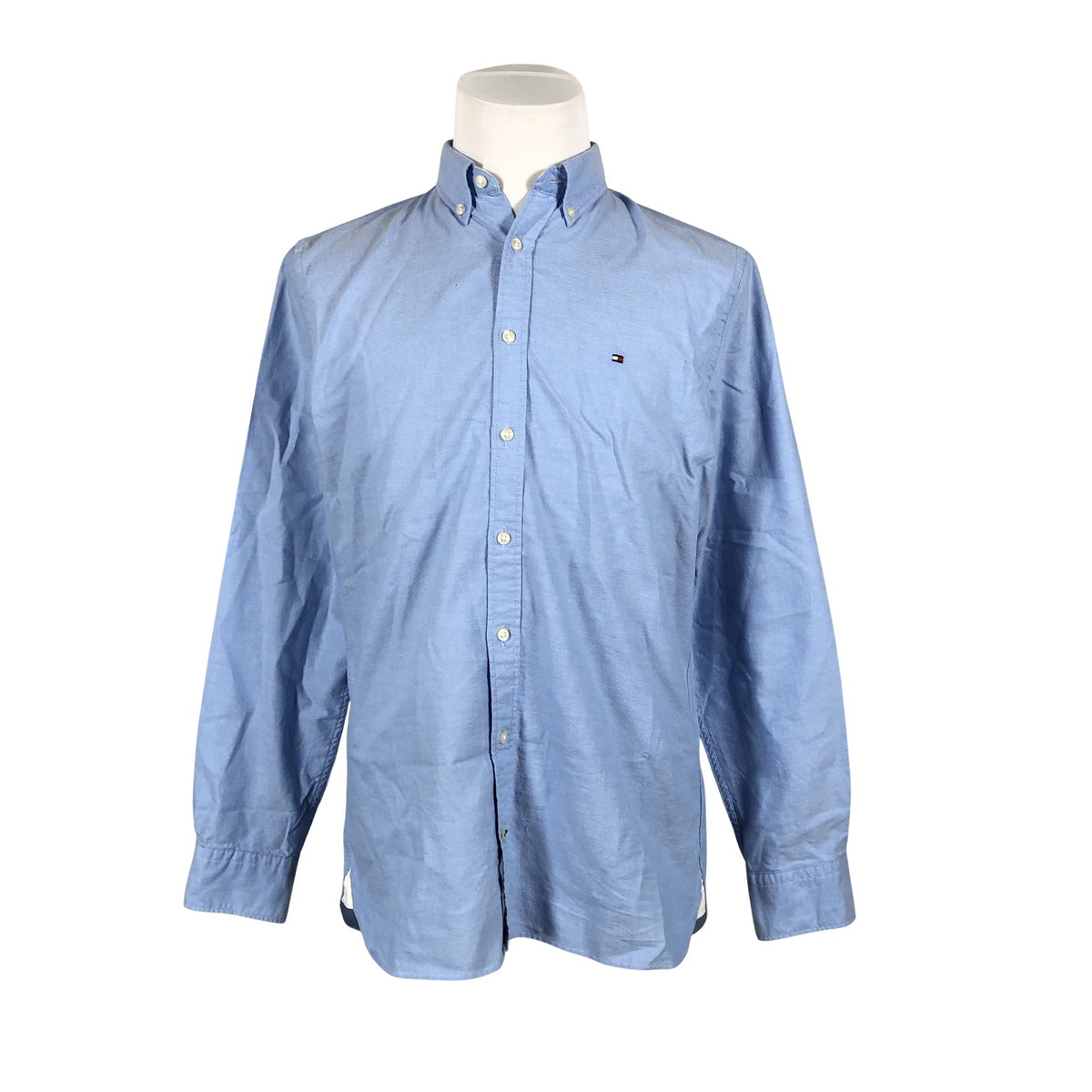 Unisex Tommy Hilfiger - Collared shirt, size M - Light blue (1)