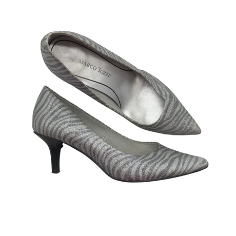 Unisex Marco Tozzi - Evening high heels, size 40 - Silver ()