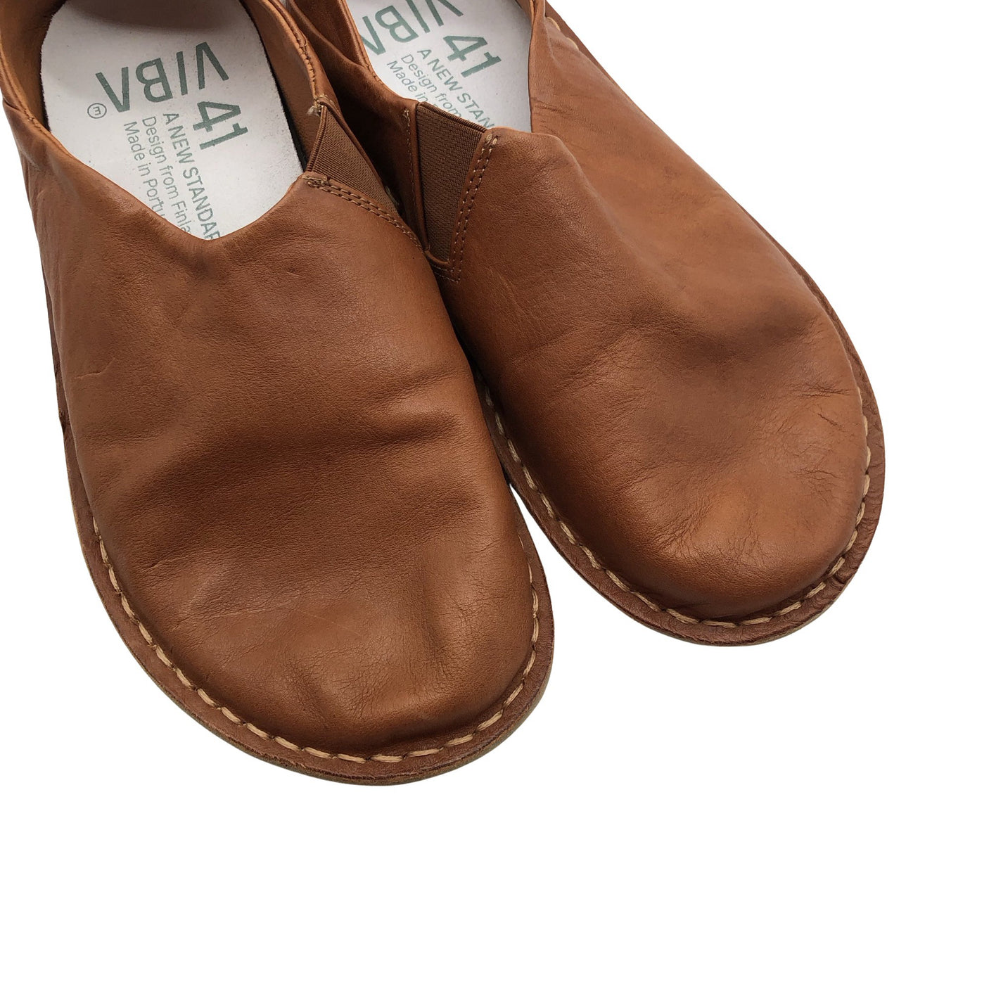 Unisex Vibae - Loafers, size 41 - Brown (2)