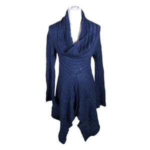 Unisex Holopainen - Knit tunic, size 38 - Blue (1)