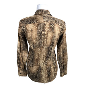 Unisex Lauren Ralph Lauren - Blouse, size 34 - Brown (2)