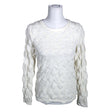 Unisex Selected - Tricot shirt, size 34 - Natural white ()
