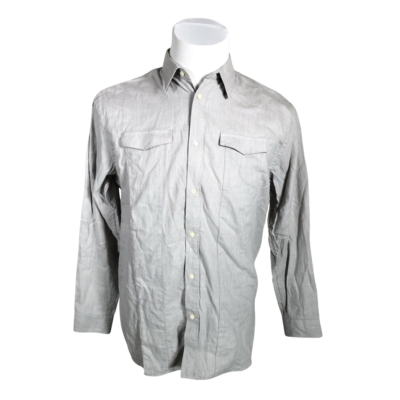 Unisex Vailent - Collared shirt, size S - Gray (1)